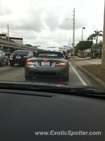 Aston Martin DB9 spotted in Miami, Florida