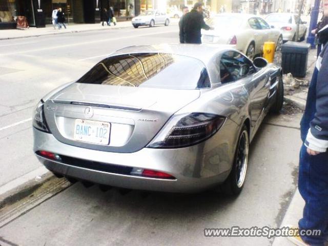 Mercedes SLR spotted in Toronto Ontario, Canada