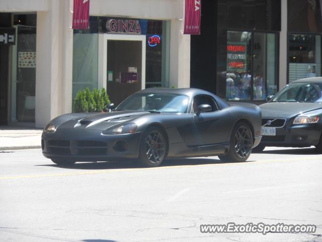 Dodge Viper spotted in Yorkville, Canada