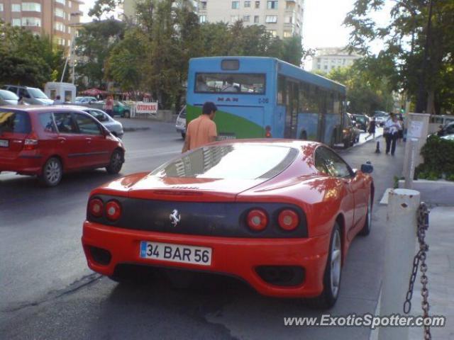 Ferrari 360 Modena spotted in Istanbul, Turkey