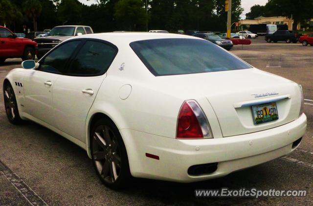 Maserati Quattroporte spotted in Jacksonville, Florida