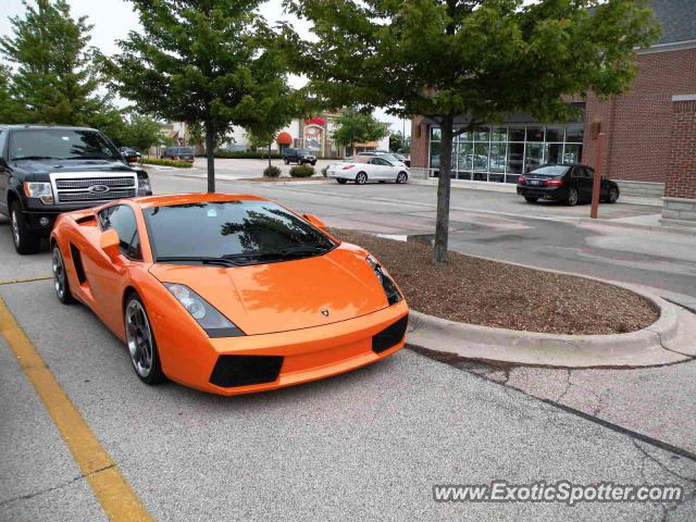 Lamborghini Gallardo spotted in Deerpark, Illinois