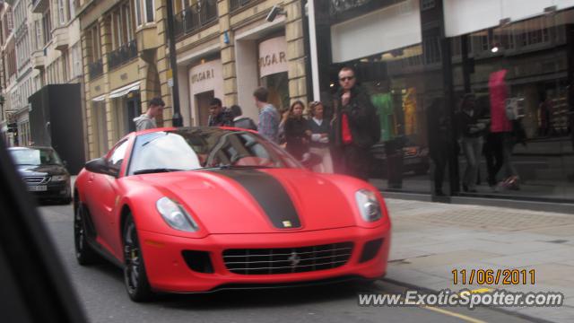 Ferrari 599GTB spotted in London, United Kingdom