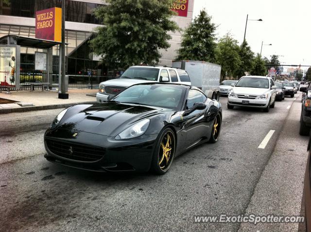 Ferrari California spotted in Atlanta, Georgia