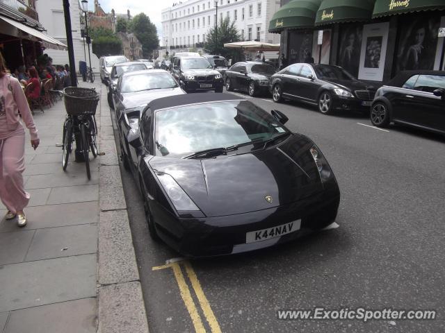 Lamborghini Gallardo spotted in London, United Kingdom