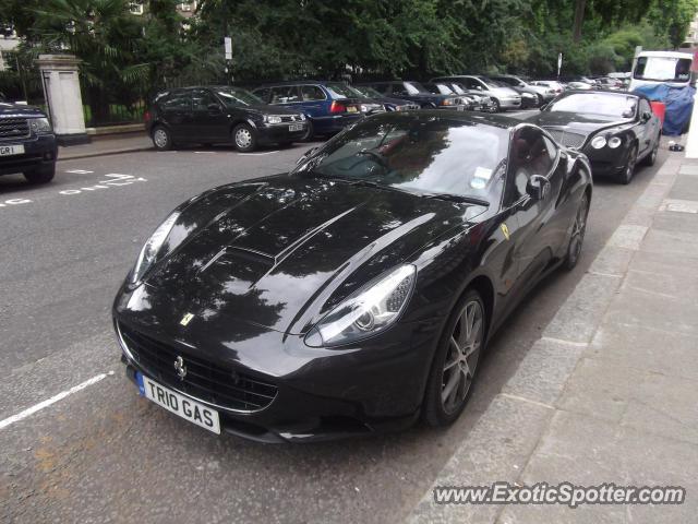 Ferrari California spotted in London, United Kingdom