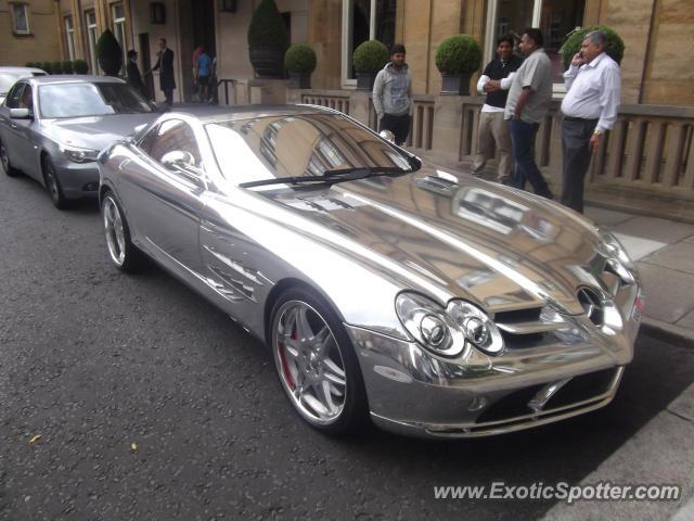 Mercedes SLR spotted in London, United Kingdom