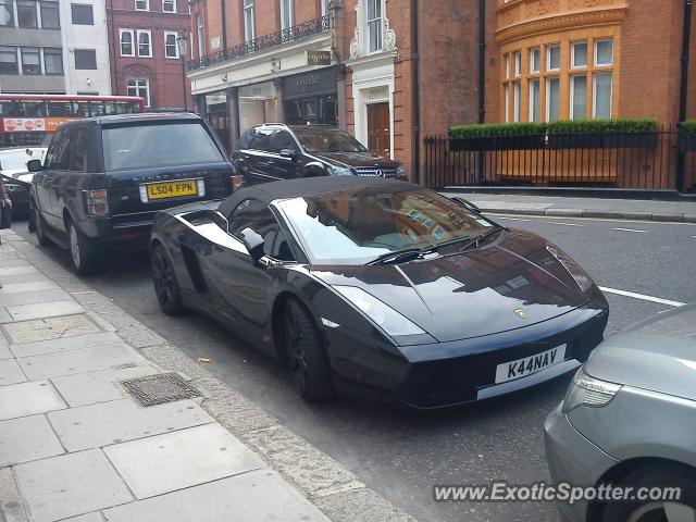 Lamborghini Gallardo spotted in London, United Kingdom