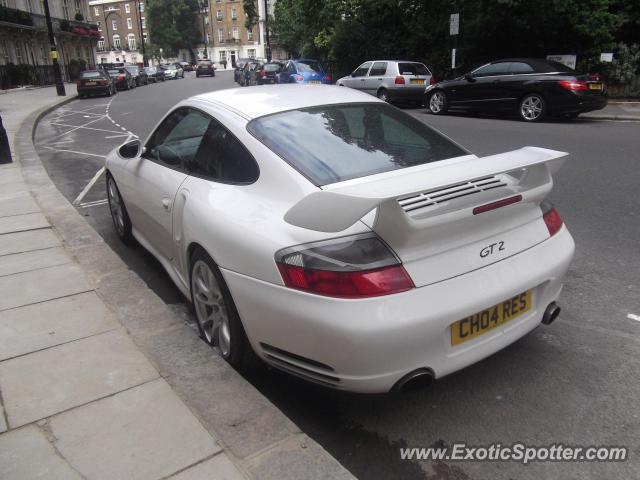 Porsche 911 GT2 spotted in London, United Kingdom