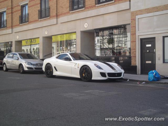 Ferrari 599GTO spotted in London, United Kingdom