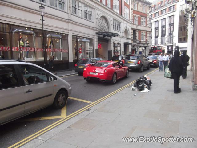 Ferrari 599GTB spotted in London, United Kingdom