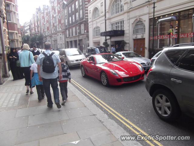 Ferrari 599GTB spotted in London, United Kingdom