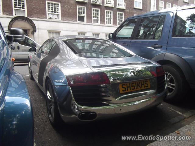 Audi R8 spotted in London, United Kingdom