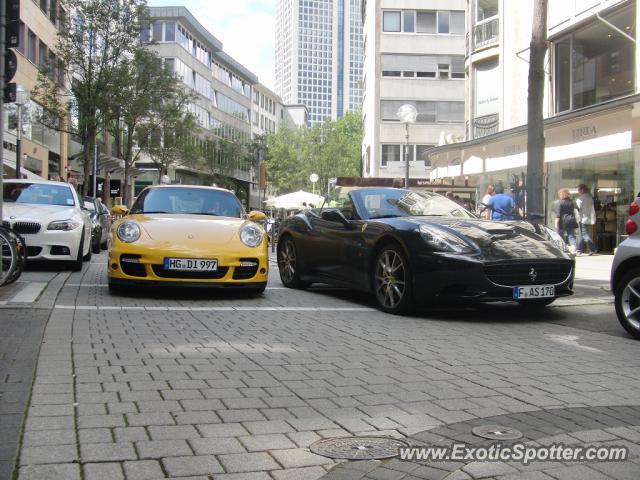 Ferrari California spotted in Frankfurt, Germany