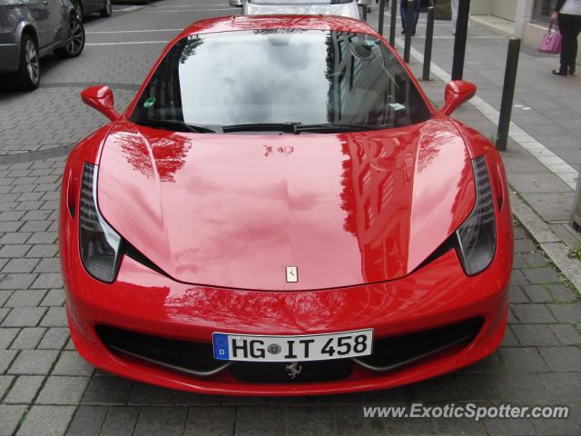 Ferrari 458 Italia spotted in Frankfurt, Germany