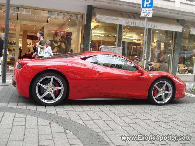 Ferrari 458 Italia spotted in Frankfurt, Germany