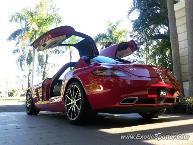 Mercedes SLS AMG spotted in Gold Coast, Australia