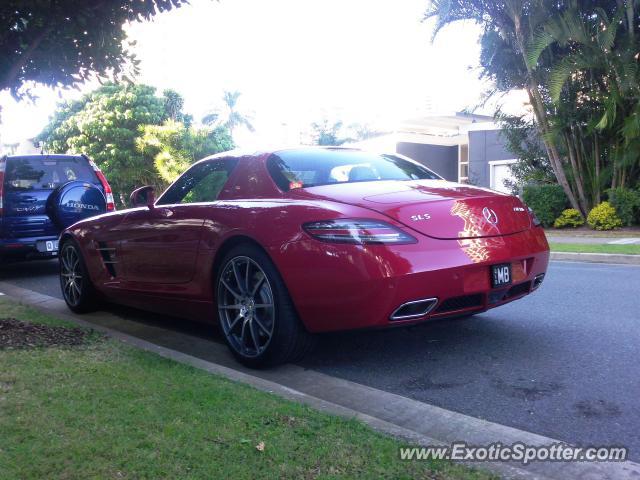 Mercedes SLS AMG spotted in Gold Coast, Australia