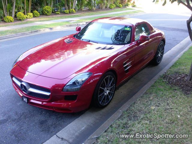 Mercedes SLS AMG spotted in Gold Coast, Australia