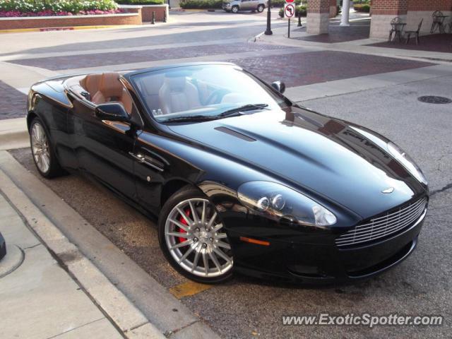 Aston Martin DB9 spotted in Deerpark, Illinois