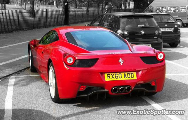 Ferrari 458 Italia spotted in London, United Kingdom