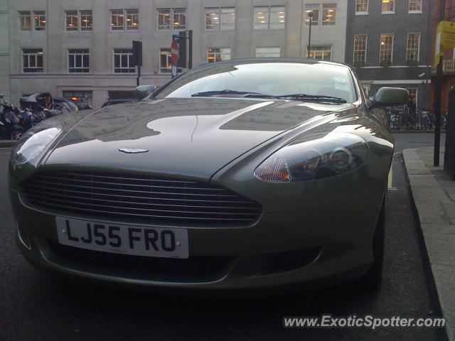 Aston Martin DB9 spotted in London, United Kingdom