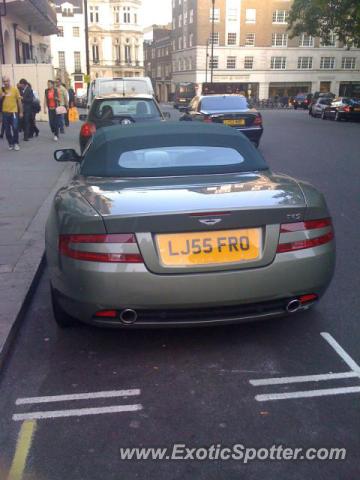 Aston Martin DB9 spotted in London, United Kingdom