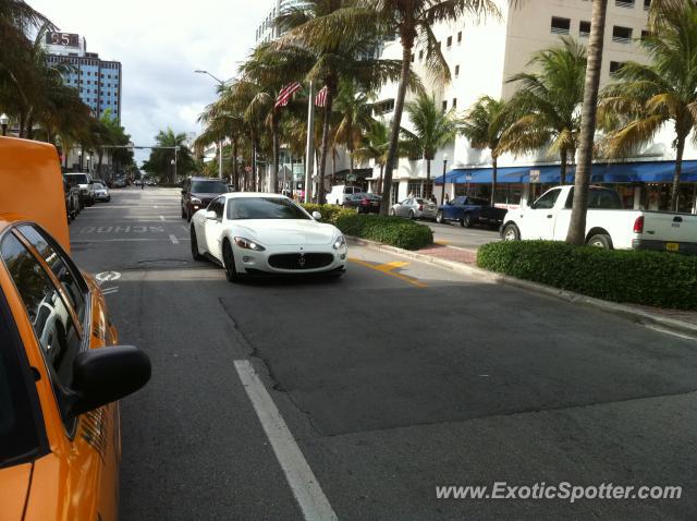 Maserati GranTurismo spotted in Miami, Florida