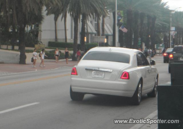 Rolls Royce Ghost spotted in Miami, Florida