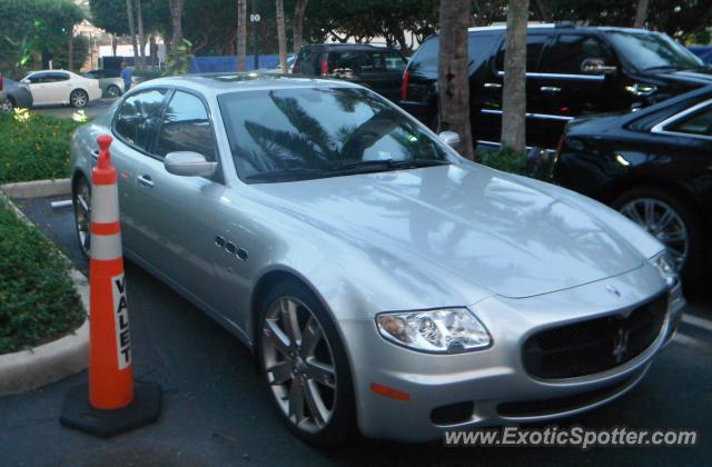 Maserati Quattroporte spotted in Miami, Florida