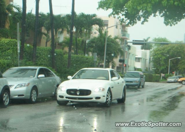 Maserati Quattroporte spotted in Miami, Florida