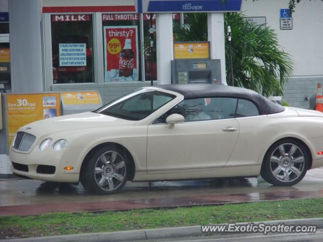 Bentley Continental spotted in Miami, Florida