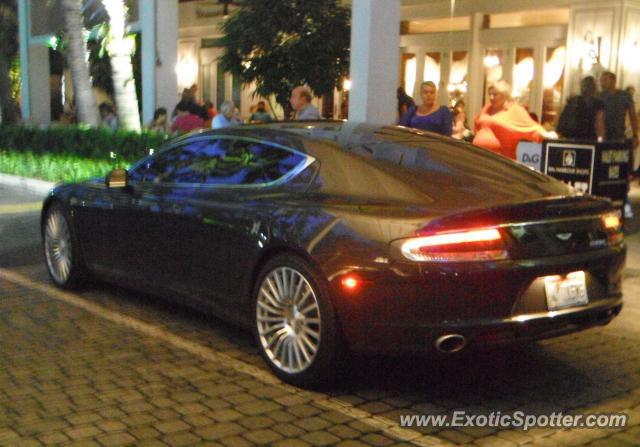 Aston Martin Rapide spotted in Miami, Florida