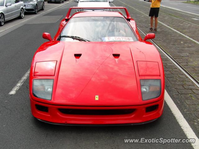 Ferrari F40 spotted in Frankfurt, Germany