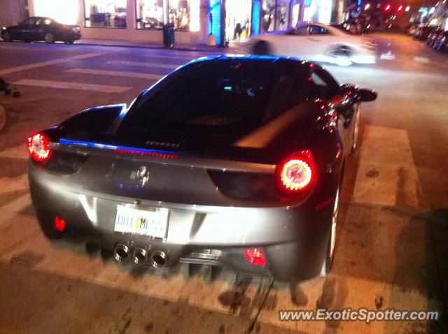 Ferrari 458 Italia spotted in Miami, Florida