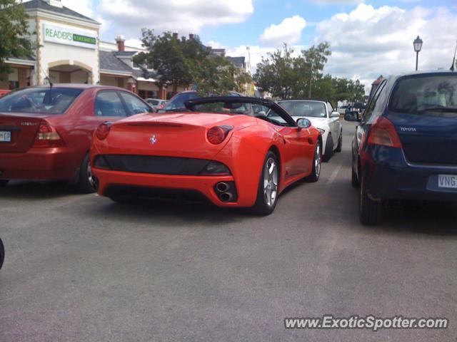 Ferrari California spotted in Fourways, South Africa