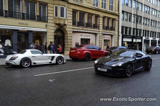 Mercedes SLS AMG spotted in London, United Kingdom