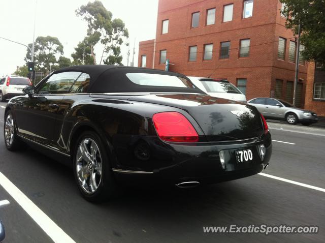 Bentley Continental spotted in Melbourne, Australia