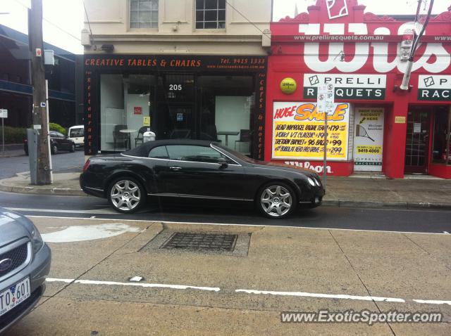 Bentley Continental spotted in Melbourne, Australia