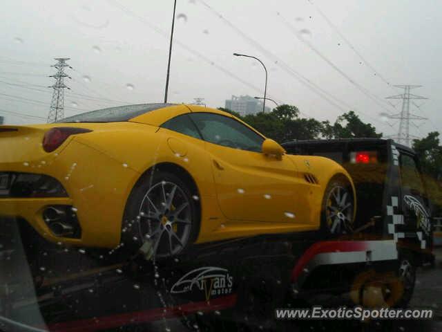 Ferrari California spotted in Jakarta, Indonesia