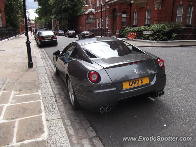 Ferrari 599GTB spotted in London, United Kingdom