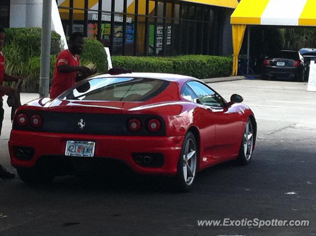 Ferrari 360 Modena spotted in Jacksonville, Florida