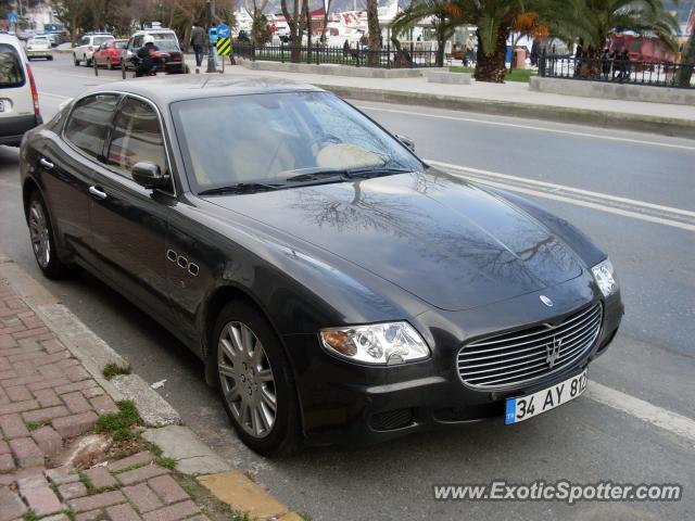 Maserati Quattroporte spotted in Istanbul, Turkey