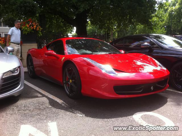 Ferrari 458 Italia spotted in London, Park Lane, United Kingdom