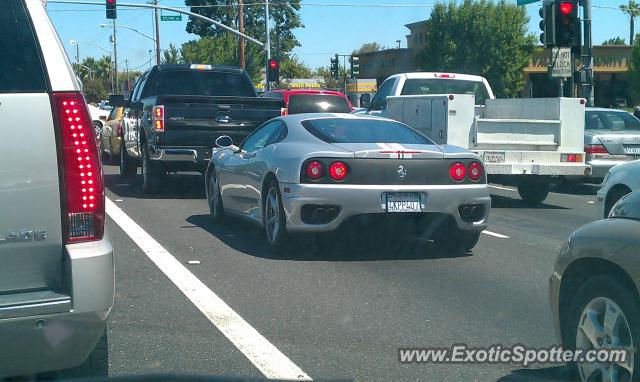 Ferrari 360 Modena spotted in Modesto, California