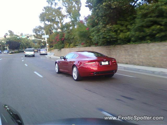 Aston Martin DB9 spotted in La Jolla, California