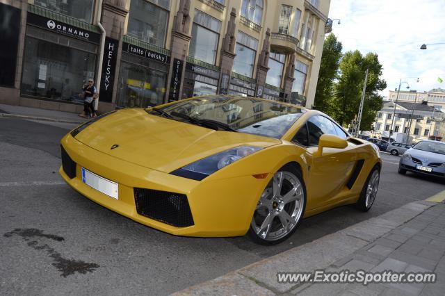 Lamborghini Gallardo spotted in Helsinki, Finland