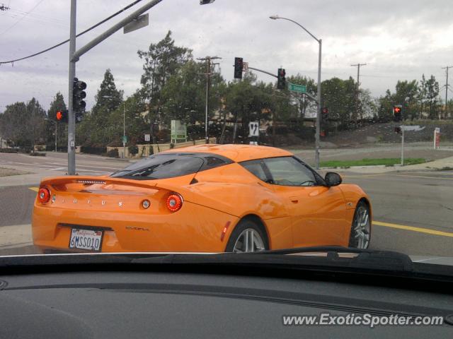 Lotus Evora spotted in San Diego, California