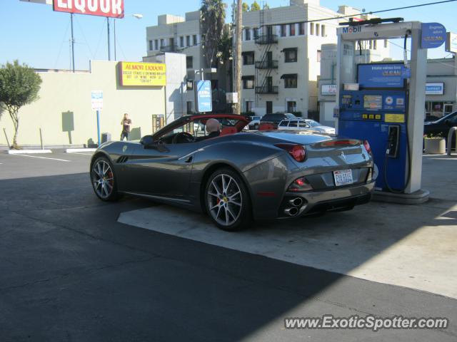 Ferrari California spotted in Hollywood, California