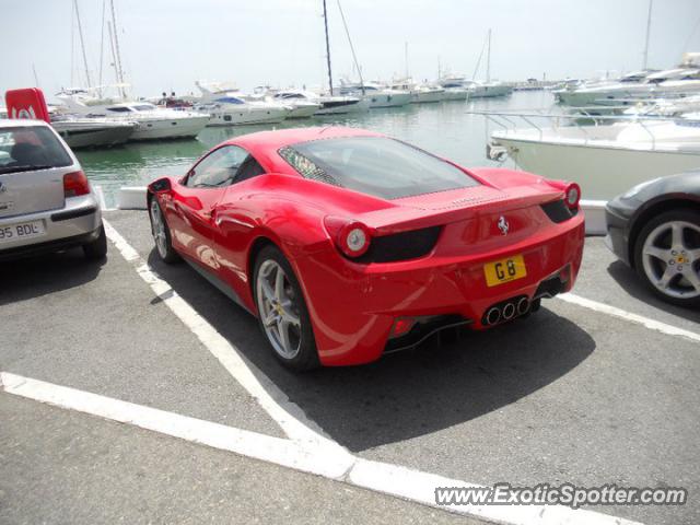 Ferrari 458 Italia spotted in Puerto Banus, Spain